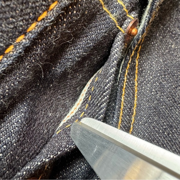 The Flat Head X Self Edge SE05BSP Slim Tapered Selvedge Denim - Picture 4 of 8